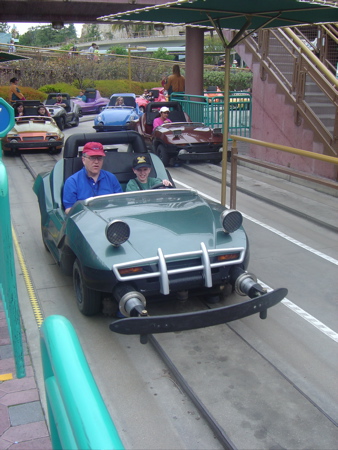 Autopia Car - With My Brother in it!