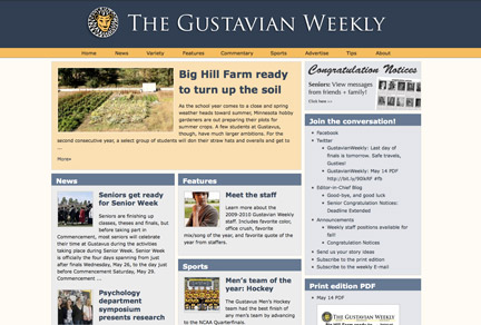 The Gustavian Weekly The Gustavian Weekly