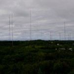 Radio/TV towers on the hill in Duluth Radio/TV towers on the hill in Duluth