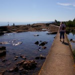 Pier on Lake Superior in Grand Marais Pier on Lake Superior in Grand Marais