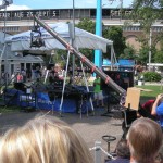 I love the crane contraption that WCCO brings to the fair. I love the crane contraption that WCCO brings to the fair - it takes great crowd shots.