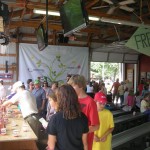 The free water inside the KARE barn is always popular. The free water inside the KARE barn is always popular.