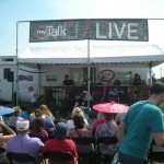 MyTalk 107.1's DJs are living in that trailer together for the fair. MyTalk 107.1's DJs are living in that trailer together for the fair. Their show was quite popular.