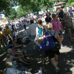The fair became busier later in the day. The fair became busier later in the day.