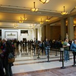 Inside the capitol visitor center